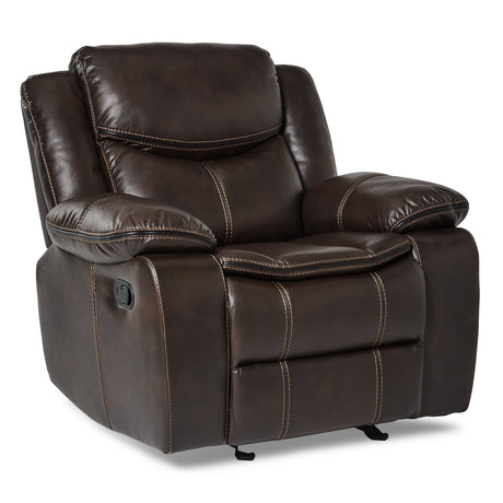 Bastrop Brown Reclining Chair - Ornate Home