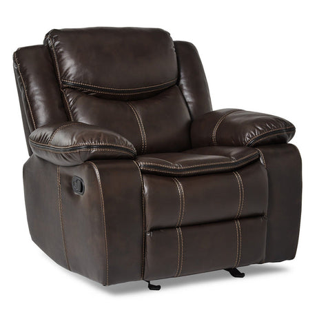 Bastrop Brown Reclining Chair - Ornate Home