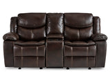 Bastrop Brown Reclining Loveseat - Ornate Home