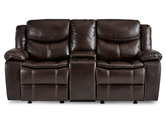 Bastrop Brown Reclining Loveseat - Ornate Home