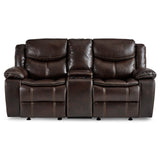 Bastrop Brown Reclining Loveseat - Ornate Home