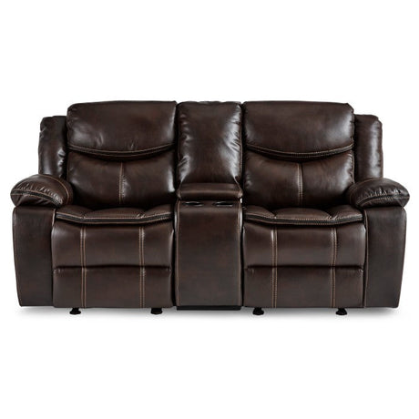 Bastrop Brown Reclining Loveseat - Ornate Home