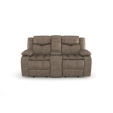 Bastrop Brown Reclining Loveseat - Ornate Home
