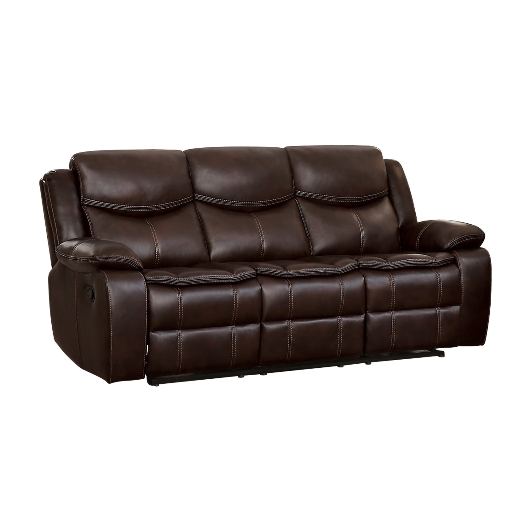 Bastrop Brown Reclining Sofa - Ornate Home