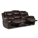 Bastrop Brown Reclining Sofa - Ornate Home