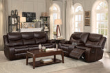 Bastrop Brown Reclining Sofa - Ornate Home