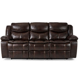 Bastrop Brown Reclining Sofa - Ornate Home