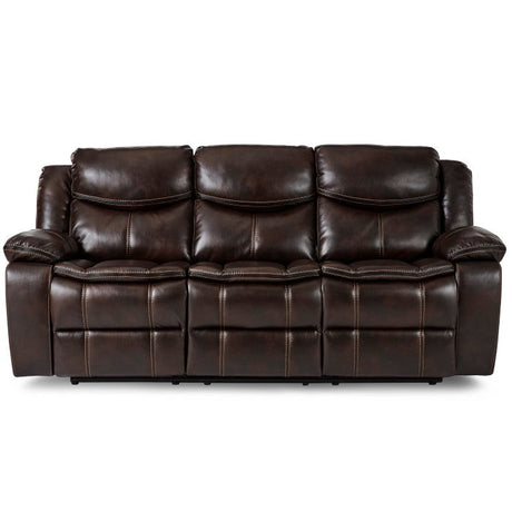 Bastrop Brown Reclining Sofa - Ornate Home