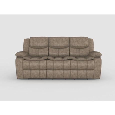 Bastrop Brown Reclining Sofa - Ornate Home