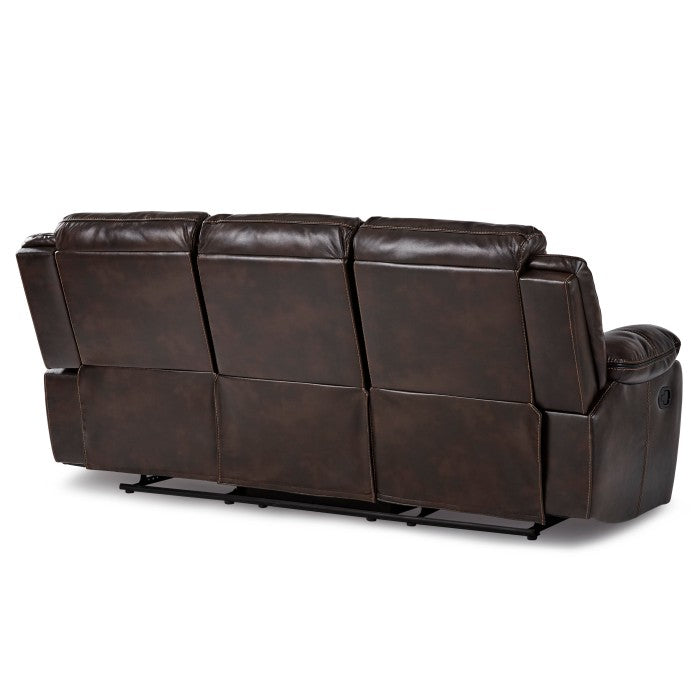 Bastrop Brown Reclining Sofa - Ornate Home