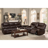 Bastrop Brown Reclining Sofa - Ornate Home