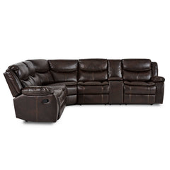 Bastrop Dark Brown 3-Piece Sectional - Ornate Home