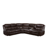 Bastrop Dark Brown 3-Piece Sectional - Ornate Home