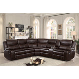 Bastrop Dark Brown 3-Piece Sectional - Ornate Home