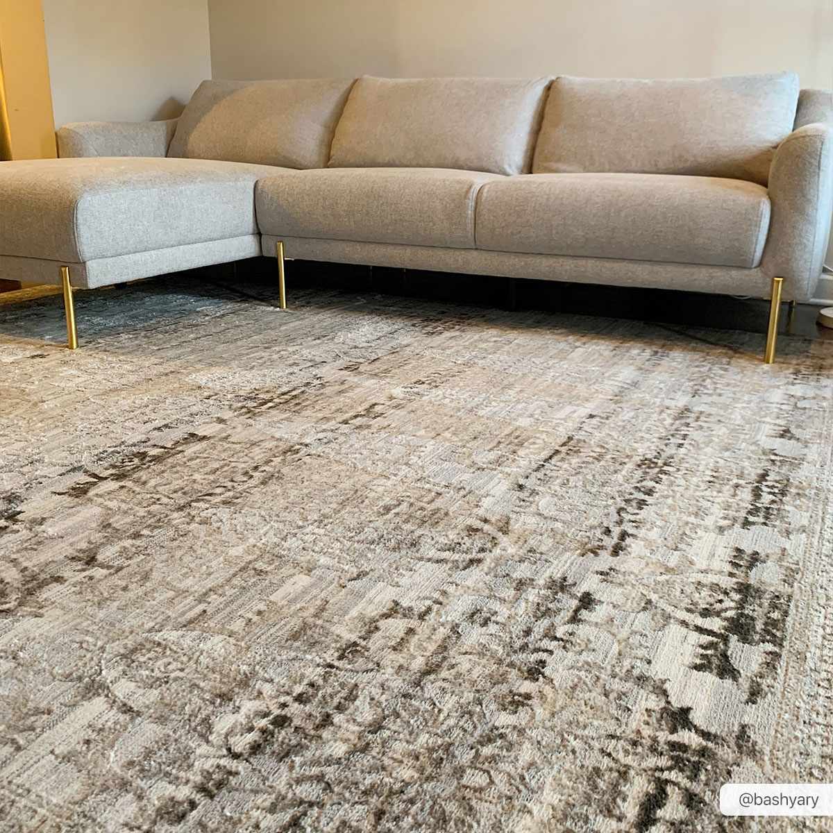 Batasan Neutral Area Rug - Clearance - Ornate Home