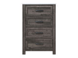 Bath Antique Grey/White Chest - Ornate Home