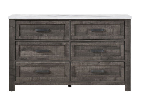 Bath Antique Grey/White Dresser - Ornate Home