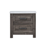 Bath Antique Grey/White Nightstand - Ornate Home