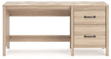 Battelle Tan 60" Home Office Desk (Online Special Price) - Ornate Home