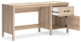Battelle Tan 60" Home Office Desk (Online Special Price) - Ornate Home