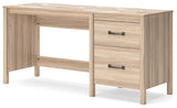 Battelle Tan 60" Home Office Desk (Online Special Price) - Ornate Home