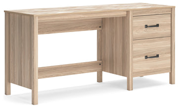 Battelle Tan 60" Home Office Desk - Ornate Home