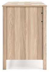 Battelle Tan 60" Home Office Desk - Ornate Home