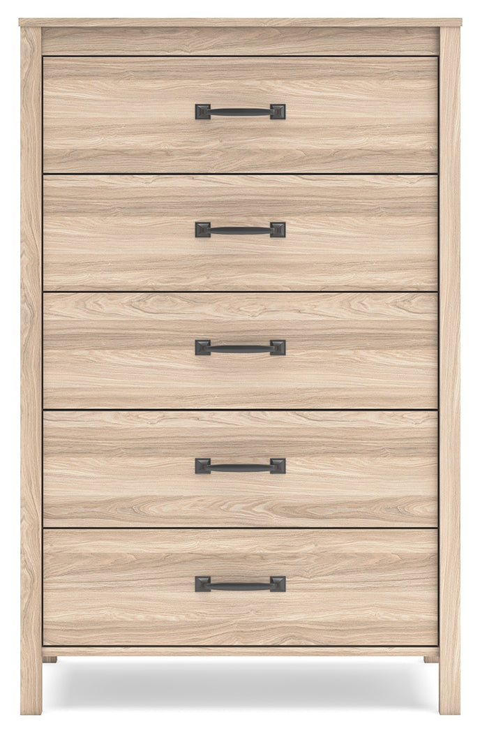 Battelle Tan Chest of Drawers (Online Special Price) - Ornate Home