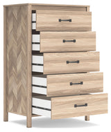 Battelle Tan Chest of Drawers (Online Special Price) - Ornate Home