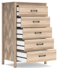 Battelle Tan Chest of Drawers - Ornate Home