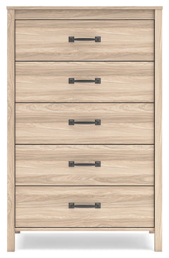 Battelle Tan Chest of Drawers - Ornate Home
