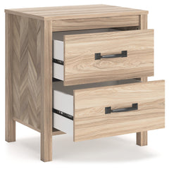 Battelle Tan Nightstand - Ornate Home