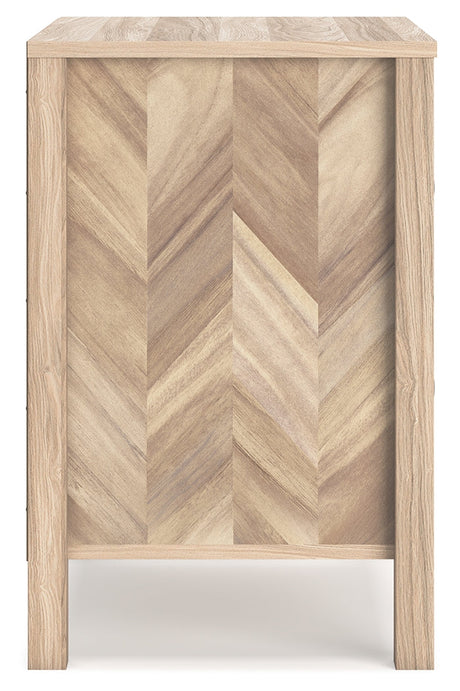 Battelle Tan Nightstand - Ornate Home