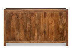 Battle Chainmail Brown Four Door Sideboard - Ornate Home