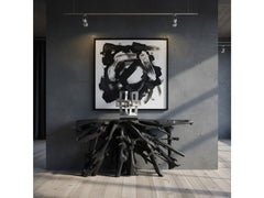 Batu Black Console Table - Ornate Home