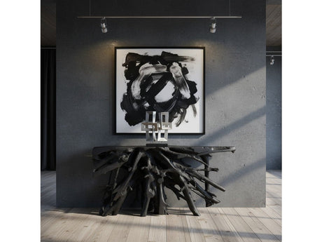 Batu Black Console Table - Ornate Home