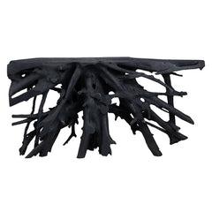 Batu Black Console Table - Ornate Home