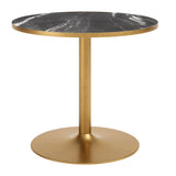 Batu Black & Gold Dining Table