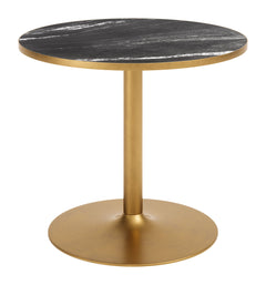 Batu Black & Gold Outdoor Dining Table - Ornate Home