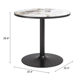 Batu Gray & Black Dining Table