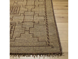 Batya Jute & Leather Rug - Ornate Home