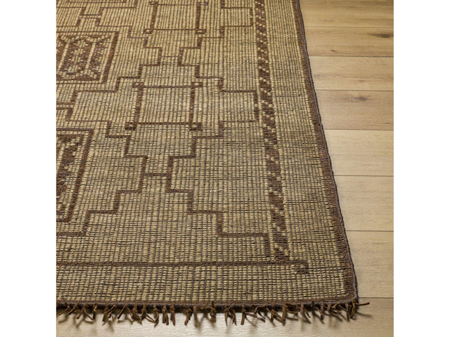 Batya Jute & Leather Rug - Ornate Home