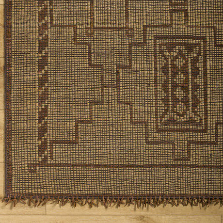 Batya Jute & Leather Rug - Ornate Home
