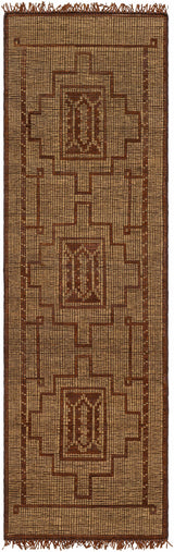 Batya Jute & Leather Rug - Ornate Home