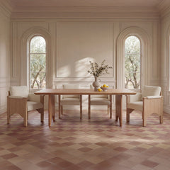 Bauer Cream/Natural Dining Chair - Ornate Home