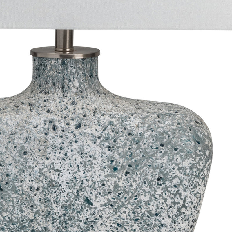 Bauer Grey/White Table Lamp - Ornate Home