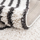 Bauer Plush Black Rainbow Rug - Clearance - Ornate Home