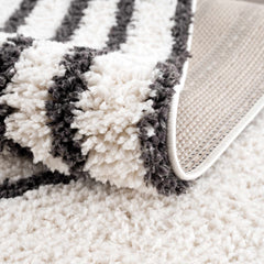 Bauer Plush Black Rainbow Rug - Clearance - Ornate Home