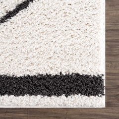 Bauer Plush Black Rainbow Rug - Clearance - Ornate Home