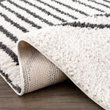 Bauer Plush Black Rainbow Rug - Clearance - Ornate Home